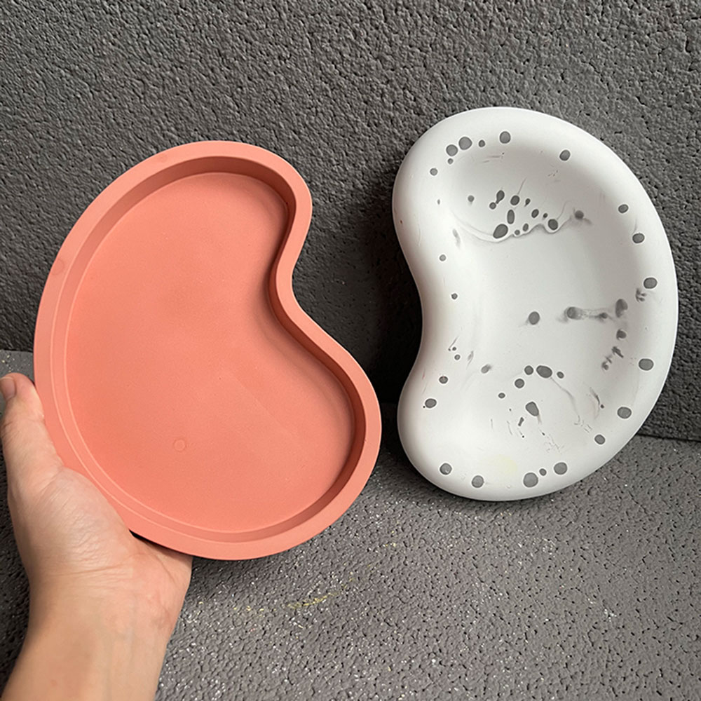 Tray Mold Rectangle - Erwt-Vormig Dienblad Siliconen Mal Diy Ovaal