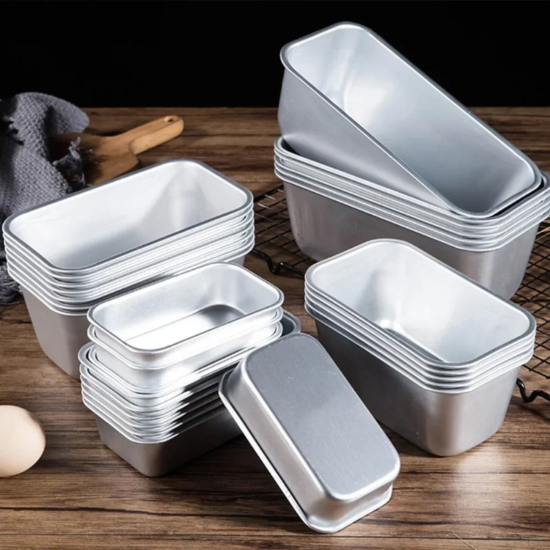 Tray Mold Rectangle - 5-formaat aluminium broodvorm Rechthoek Bakken Cakevorm