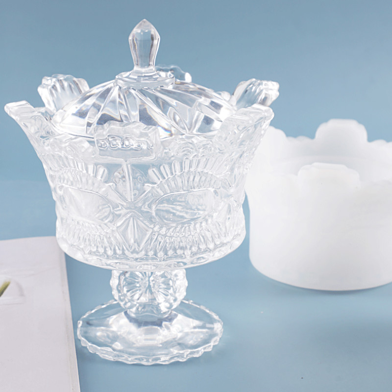 Resin Art Equipment - Kristal Opbergdoos Siliconen Mal Kawaii Suiker