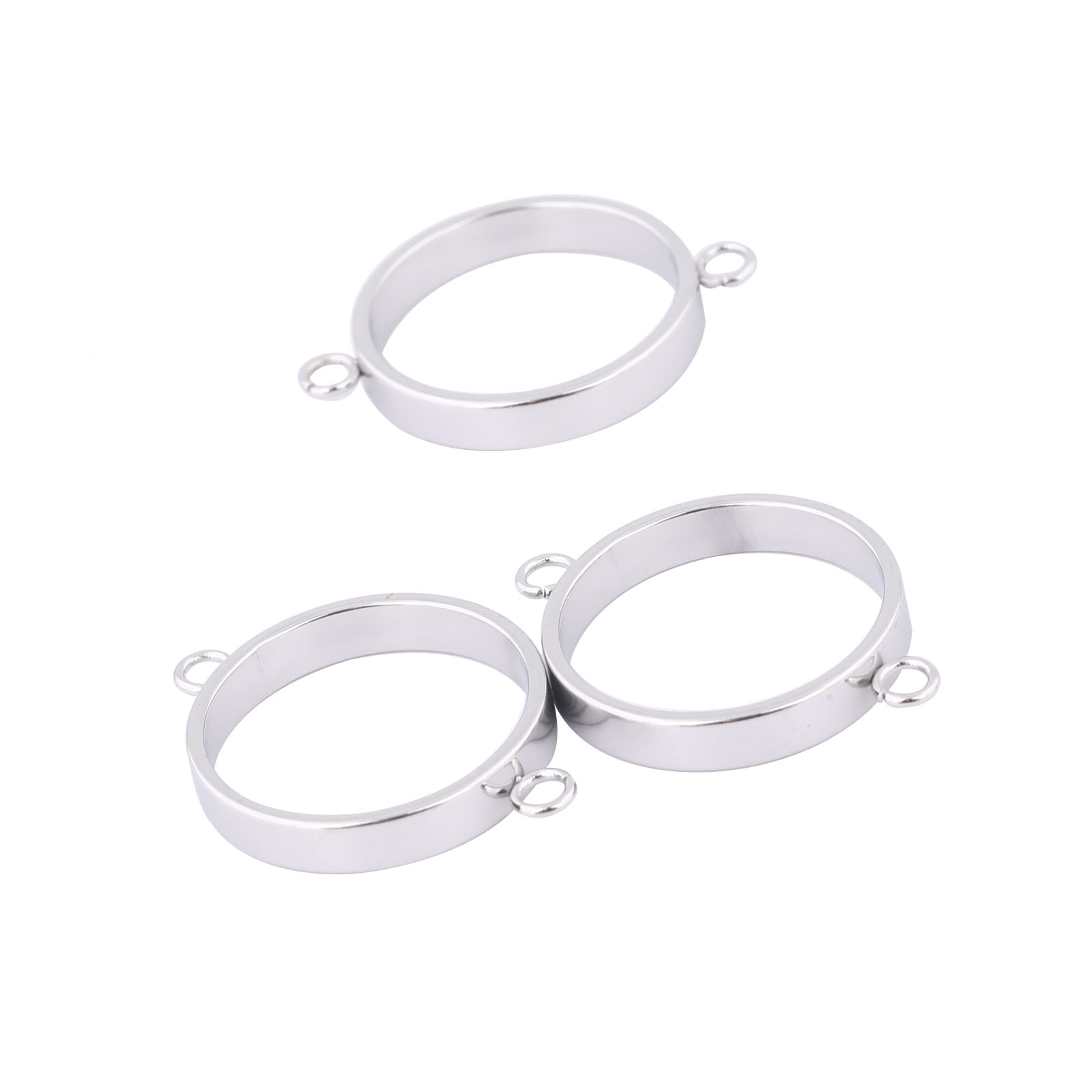 Bezels Pendant Resin - 10 stuks roestvrij staal 14 mm