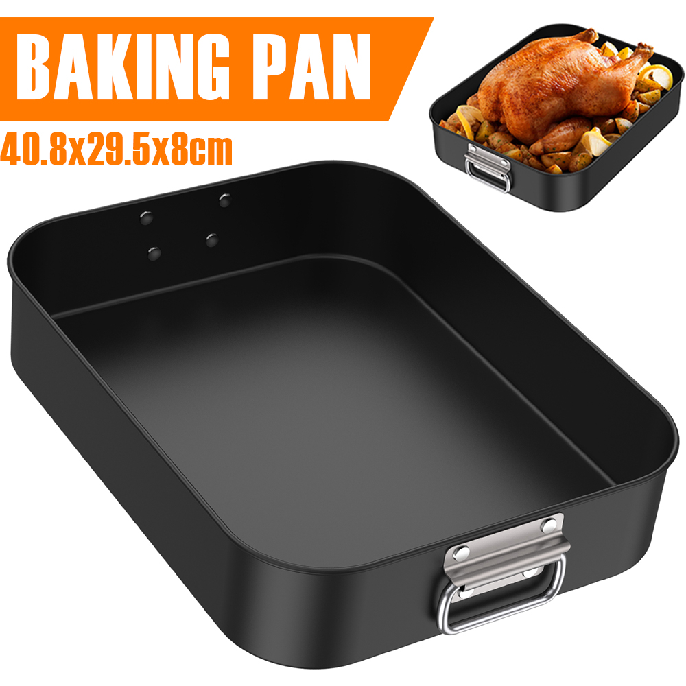 Tray Mold Rectangle - Diepe bakpan Rechthoek Koolstofstaal Kipbraadpan met