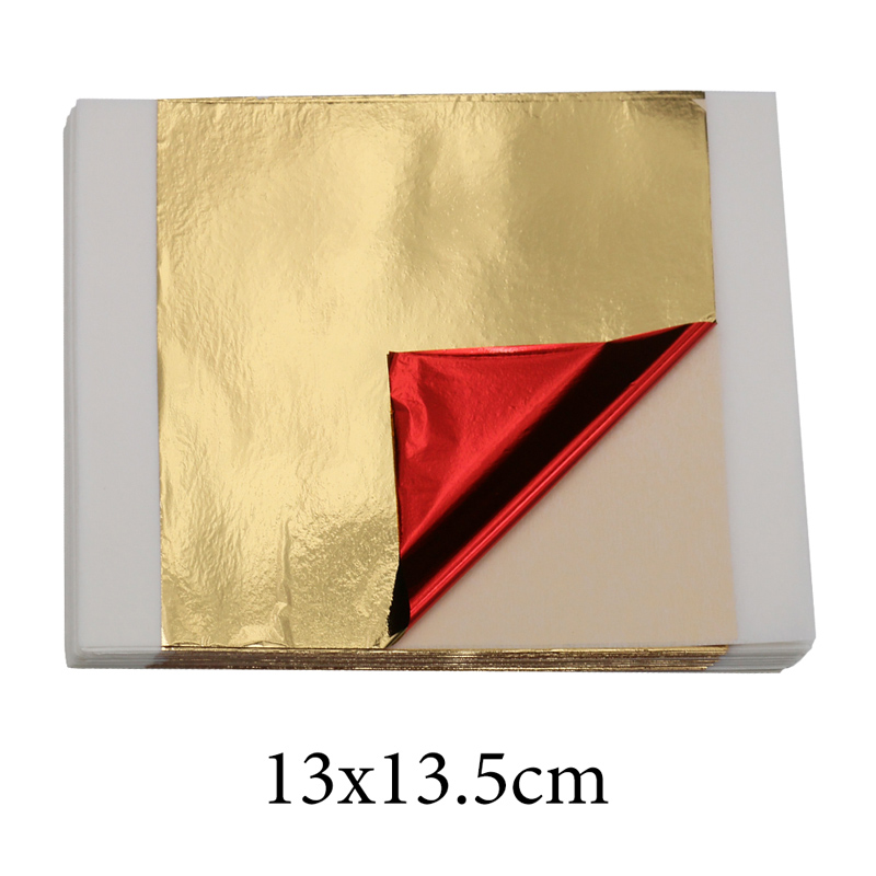 Resin Art Wedding Gift - 100 stuks imitatie gouden bladfolie 14cm