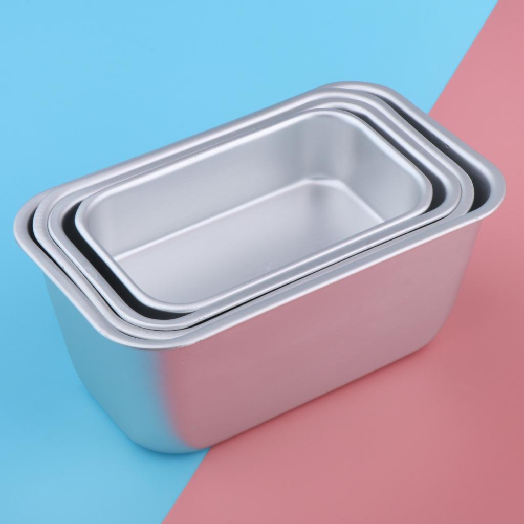 Tray Mold Rectangle - Rechthoekige broodvorm Aluminiumlegering Anti-aanbak bakplaat Cakevorm