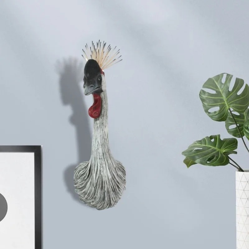 Resin Art Images - Eenvoudige kunst vogel hoofd afbeelding ornamenten