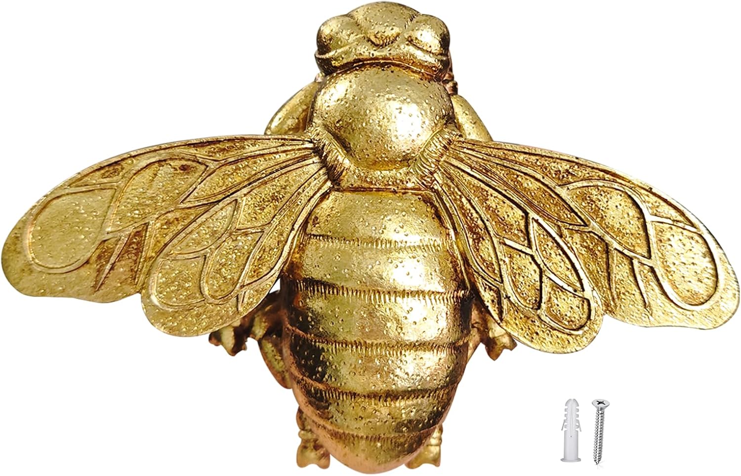 Resin Art Easy - 3D Gouden Bij Wanddecoratie, Hars Bij