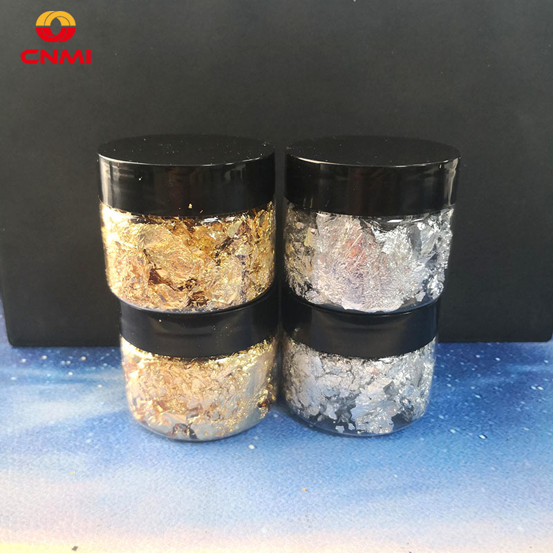 Resin Art Wedding Gift - 3g Bladgoud Vlokken Epoxyhars Vulling Zilverfolie