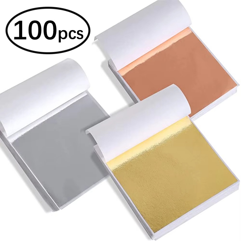 Resin Art Wedding Gift - 100 stuks Imitatie Goud Zilver Koperfolie