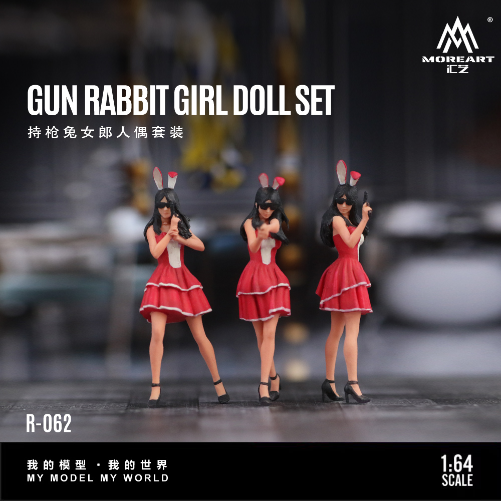 Resin Art Set - Meer Art 1:64 The Bunny Girl