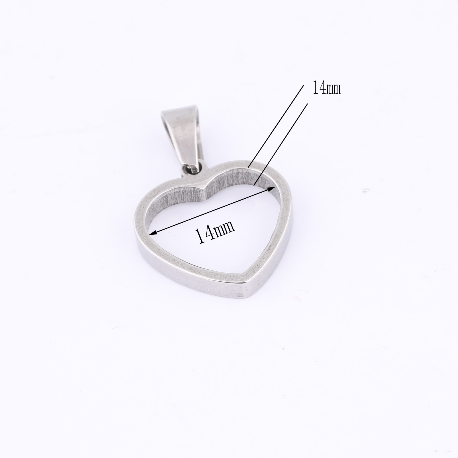 10 stuks roestvrij staal 14 mm - Bezels Pendant Resin recensie en prijs