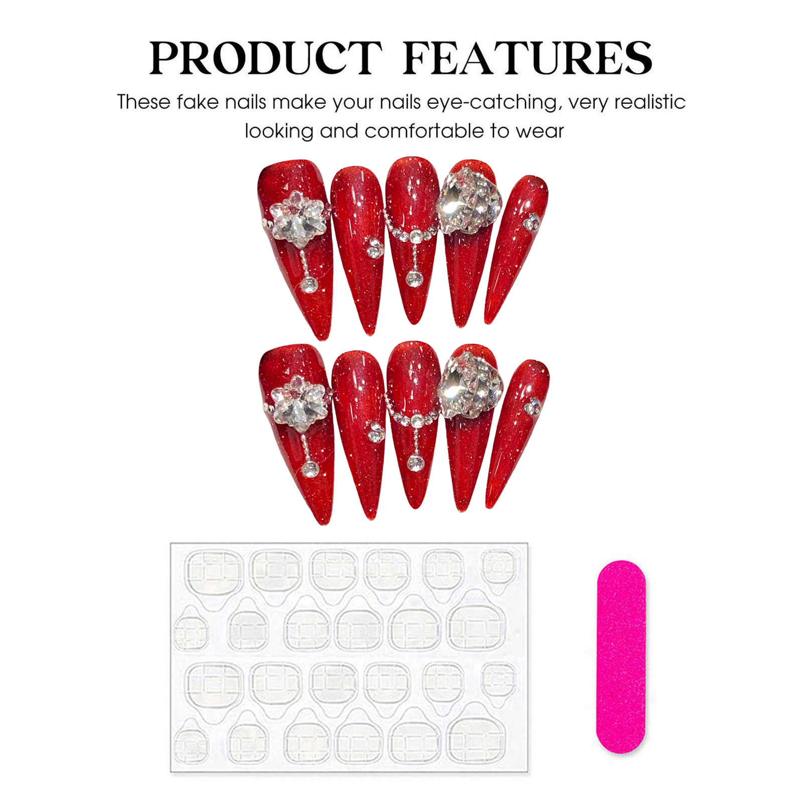 10 stuks handgemaakte rode kun - Resin Art Flower recensie en prijs