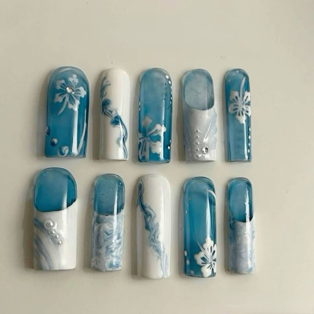 10 stuks handgemaakte manicure - Resin Art Set recensie en prijs