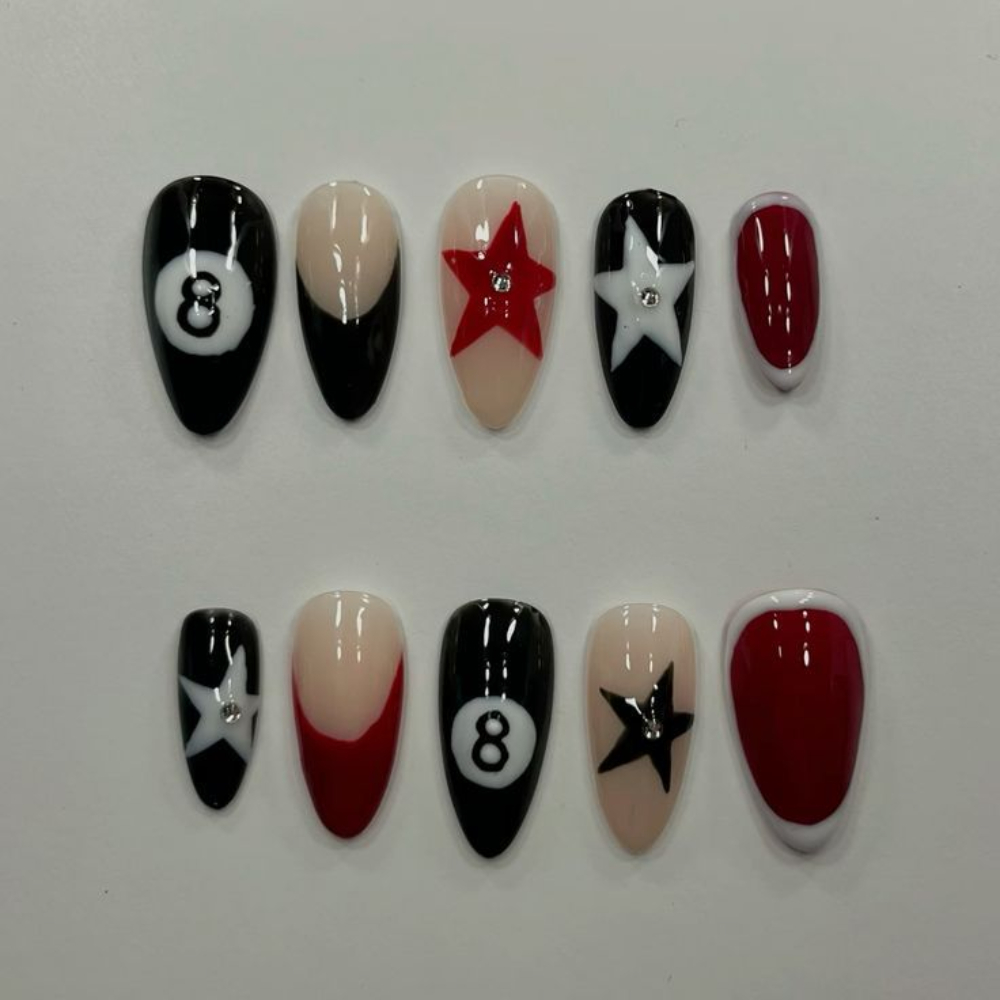 10 stuks handgemaakte manicure - Resin Art Set recensie en prijs