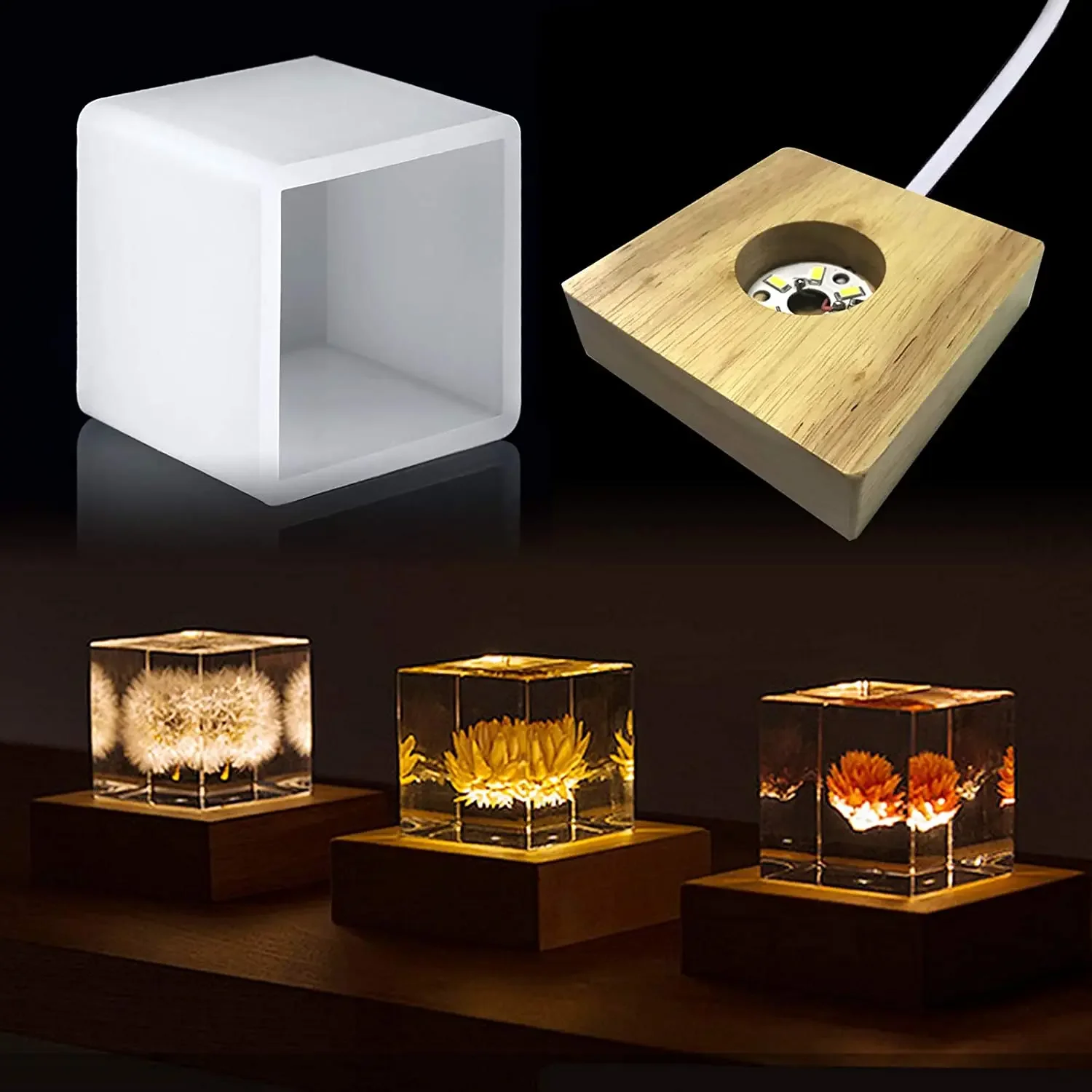 Vierkante lichte harsvorm, led - Resin Art Equipment recensie en prijs