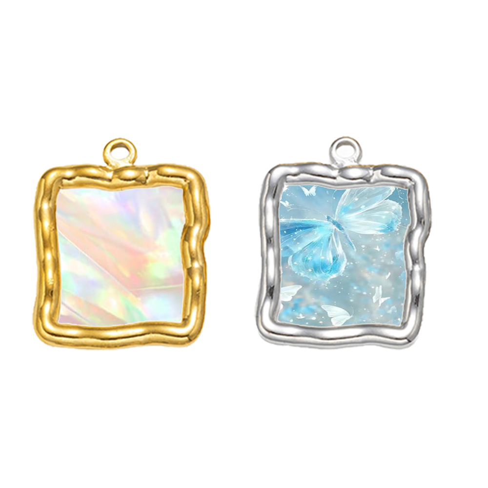 5 stks roestvrij staal hart ro - Bezels Pendant Resin recensie en prijs