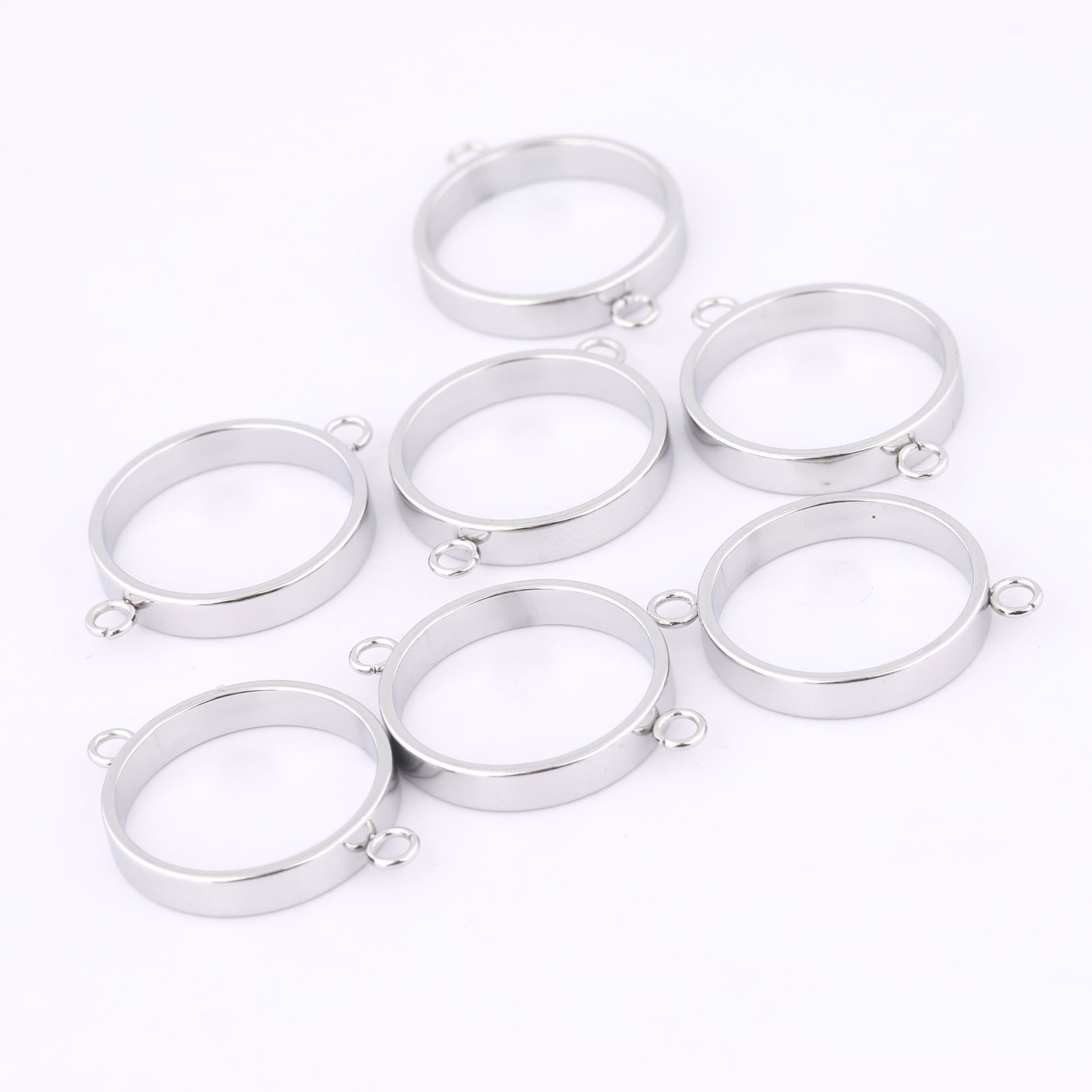 10 stuks roestvrij staal 14 mm - Bezels Pendant Resin recensie en prijs