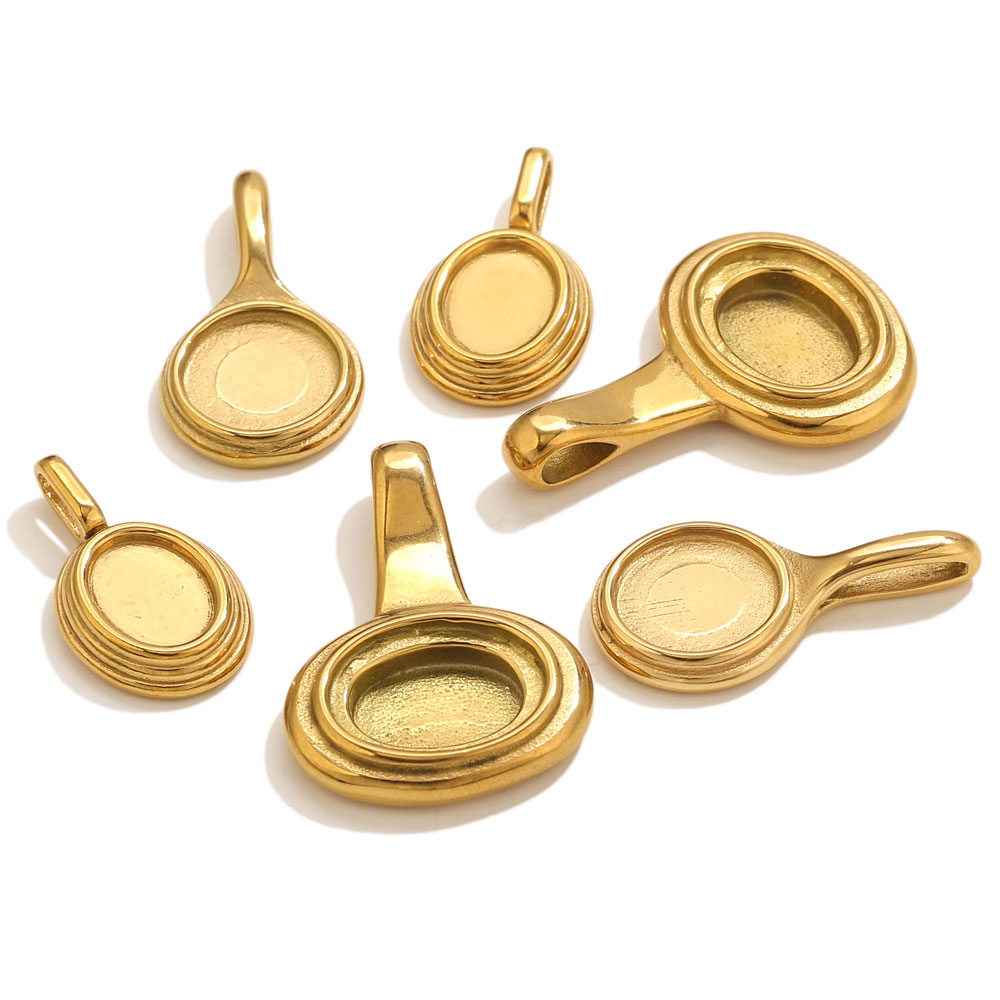 5 stuks roestvrij staal ronde  - Bezels Pendant Resin recensie en prijs