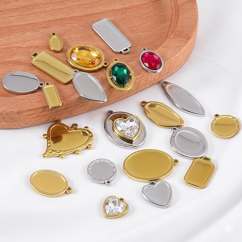 5 stuks 1 stuk Niet-verblekend - Bezels Pendant Resin recensie en prijs