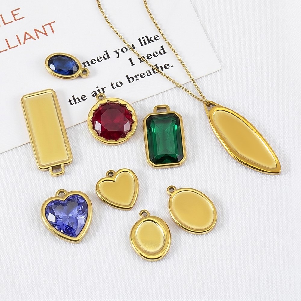 5 stuks 1 stuk Niet-verblekend - Bezels Pendant Resin recensie en prijs