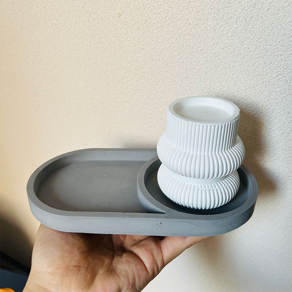 Ovale opbergbak Betonvorm Snui - Tray Mold Rectangle recensie en prijs