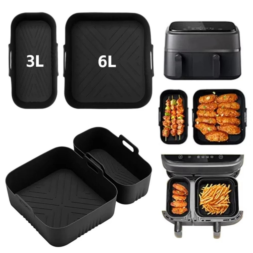 6L/3L Airfryer Liner Anti-aanb - Tray Mold Rectangle recensie en prijs