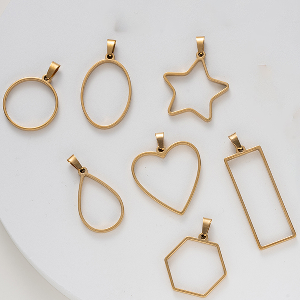 5 stuks roestvrij staal open r - Bezels Pendant Resin recensie en prijs