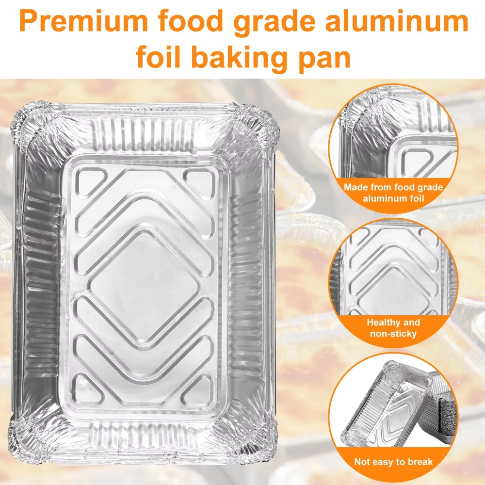 10PCS Nieuw Met Deksels Alumin - Tray Mold Rectangle recensie en prijs