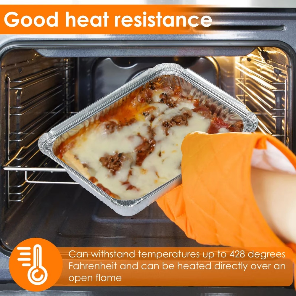 10PCS Nieuw Met Deksels Alumin - Tray Mold Rectangle recensie en prijs