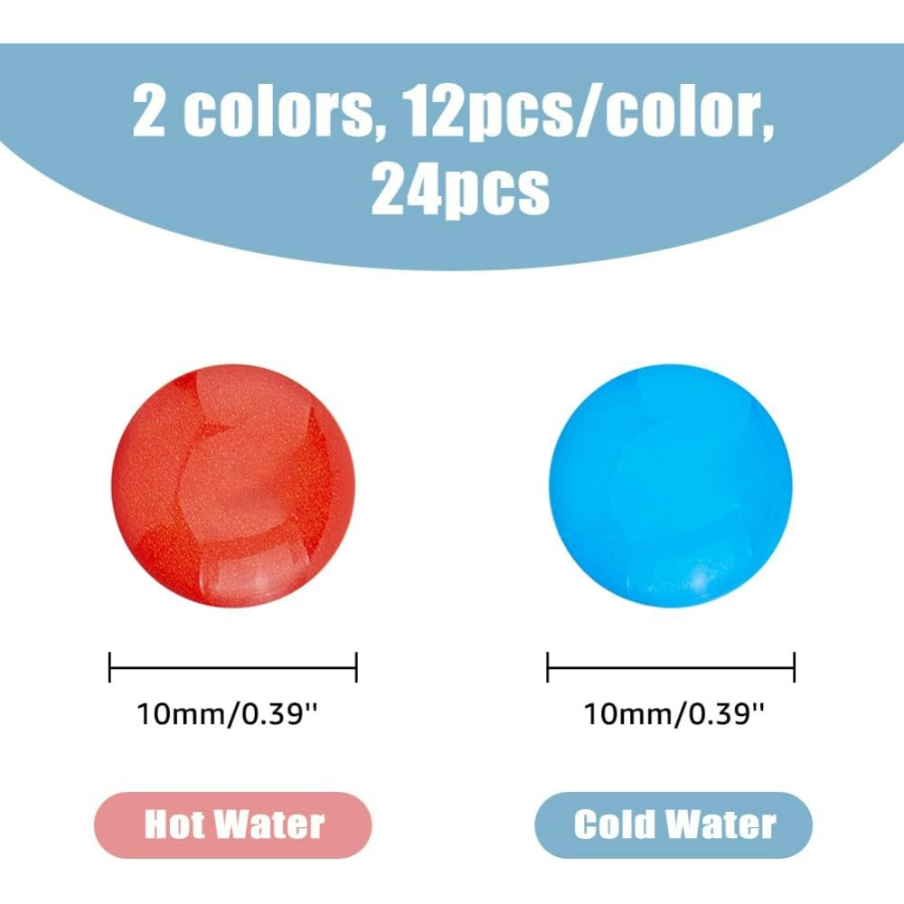 24 stuks 2 kleuren warm en kou - Resin Art Set recensie en prijs