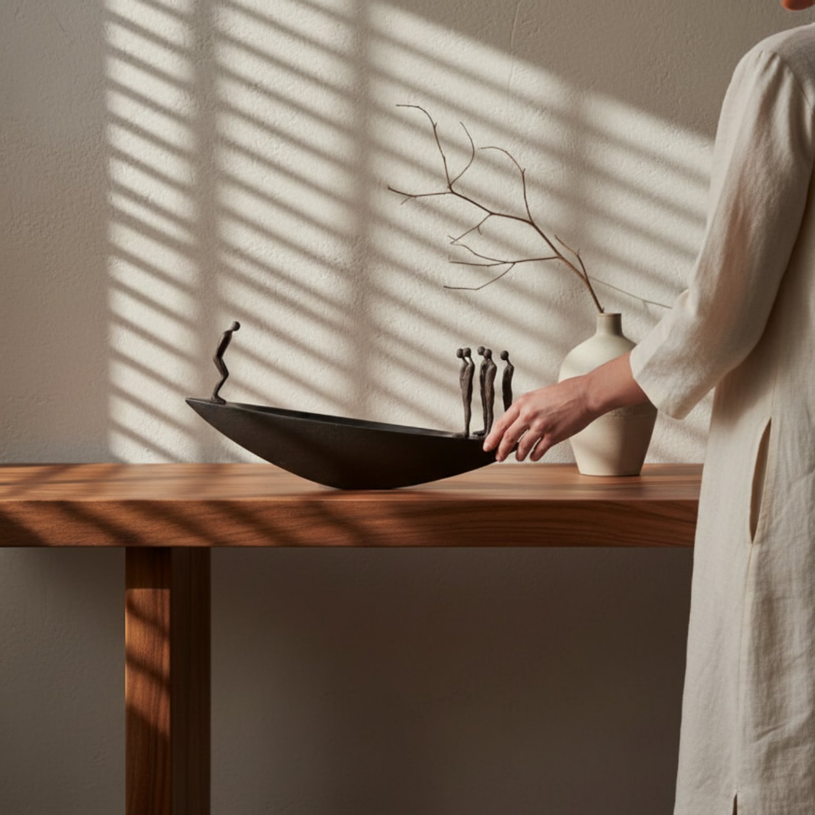 Modern hars zeilboot standbeel - Resin Art And Design recensie en prijs