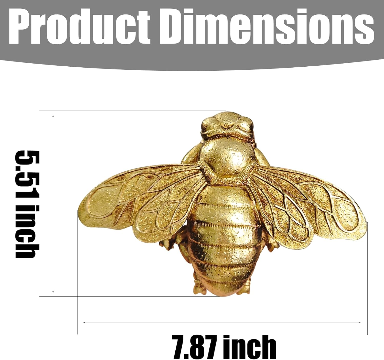 3D Gouden Bij Wanddecoratie, H - Resin Art Easy recensie en prijs