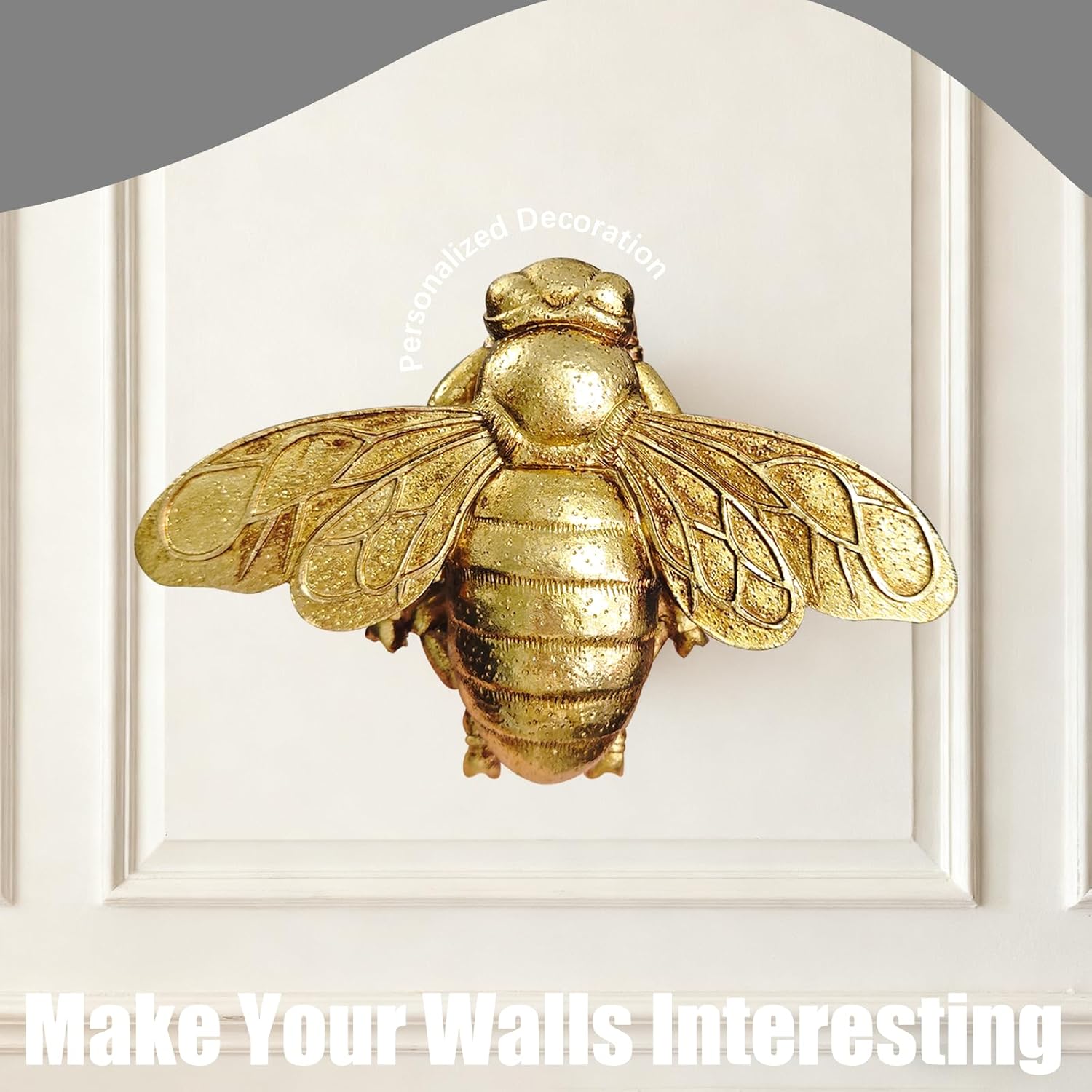 3D Gouden Bij Wanddecoratie, H - Resin Art Easy recensie en prijs