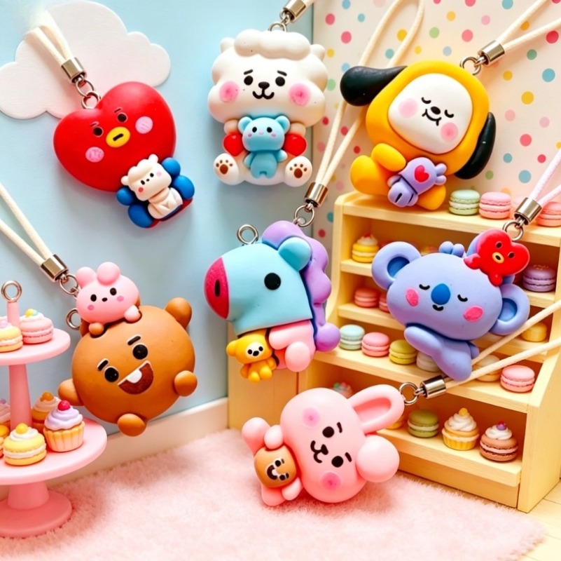 7 stks BT21 Hars Cartoon Charm - Resin Art Engagement recensie en prijs