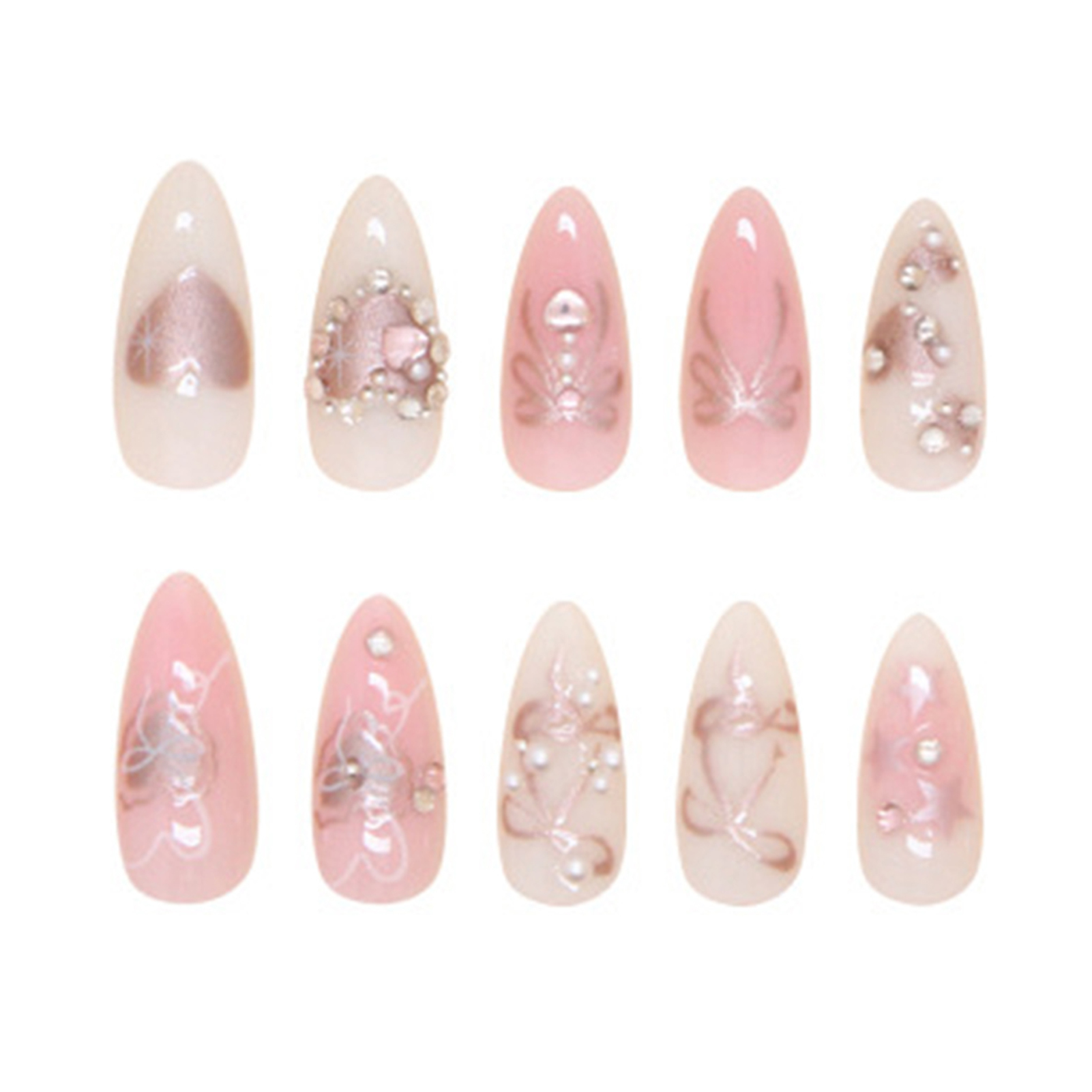 Press-on Nails Eenvoudig aan t - Resin Art Easy recensie en prijs