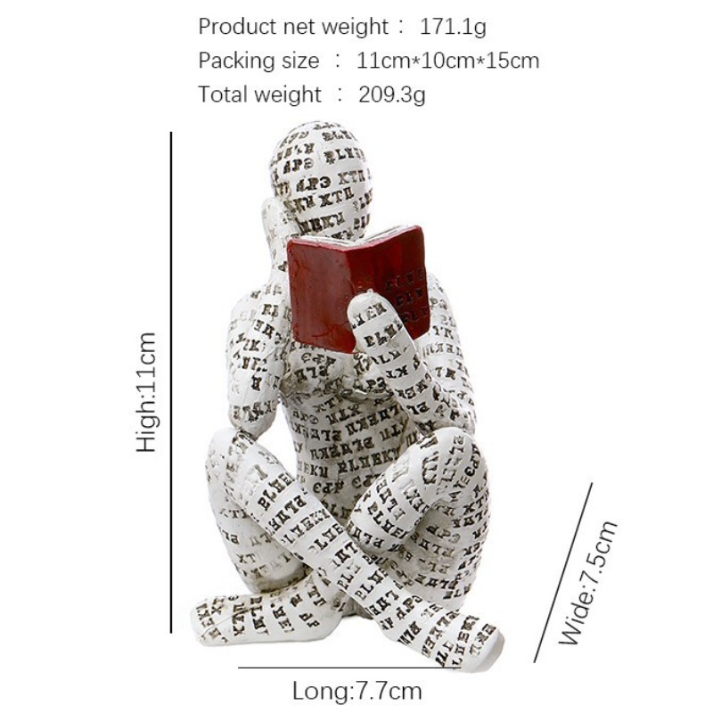 1 stuk Mini Lezend Vrouwelijke - Resin Art Images recensie en prijs