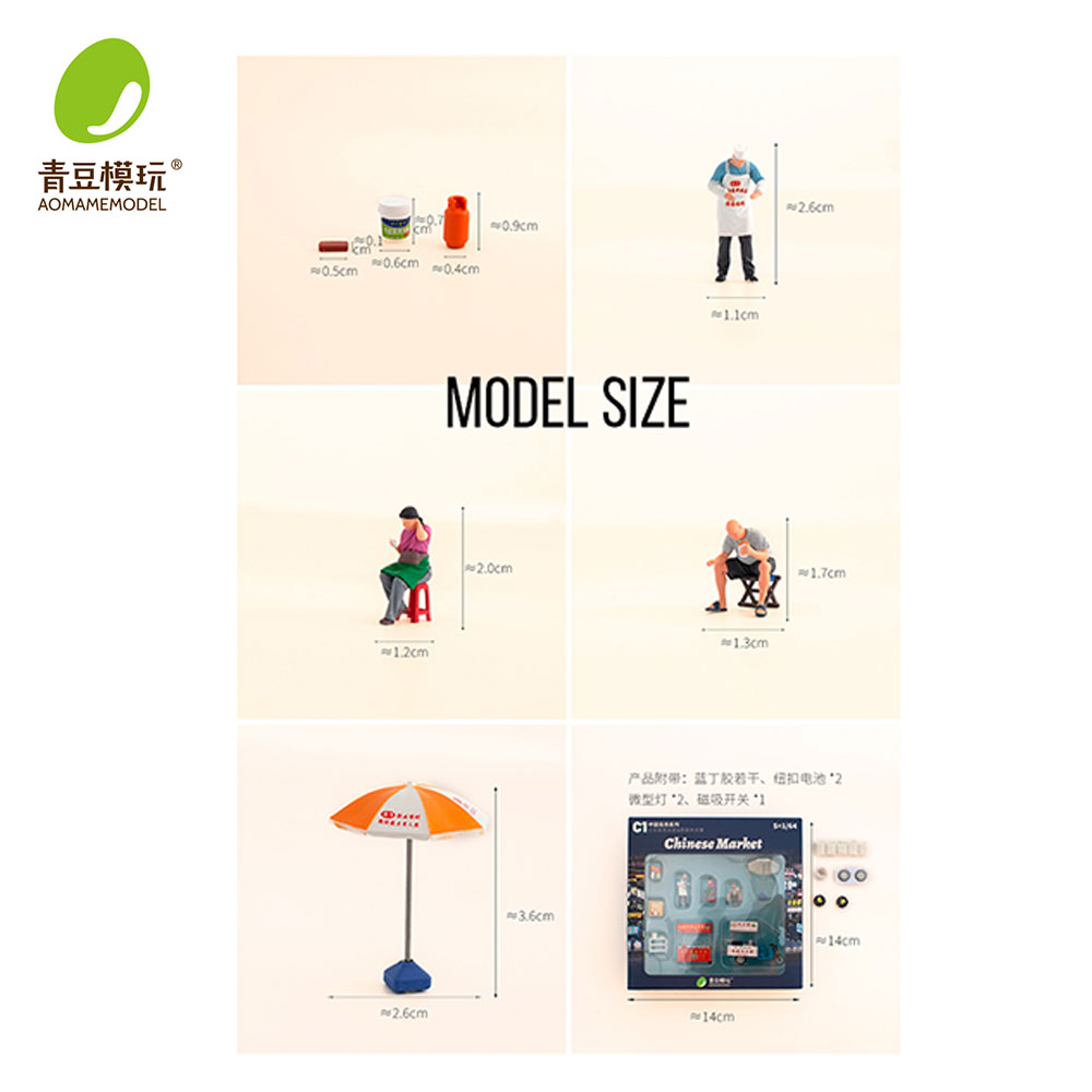 1/64 Nachtmarkt modelbouwset - - Resin Art Set recensie en prijs