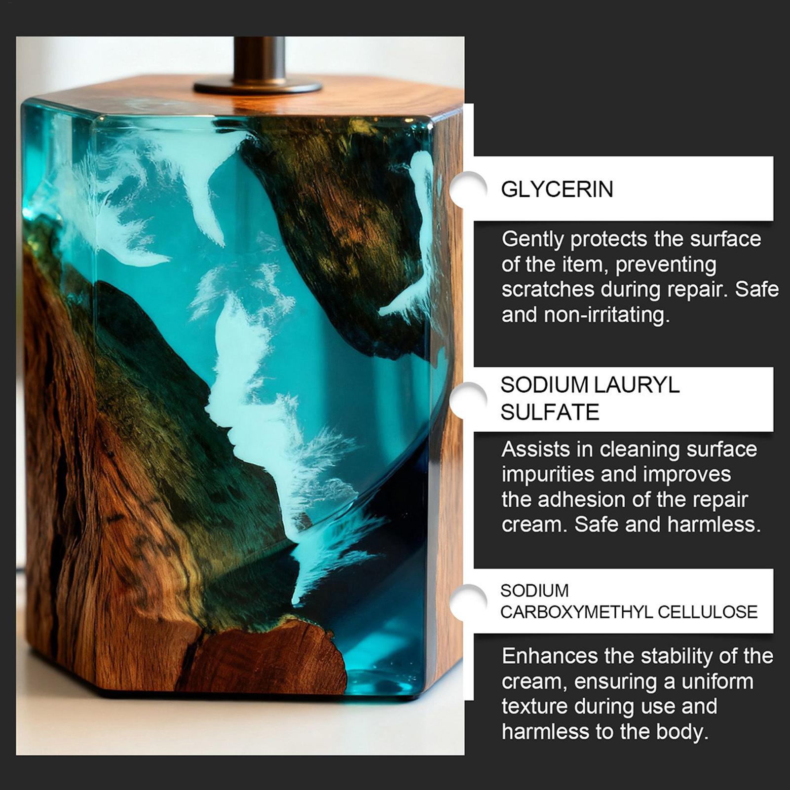 Epoxyhars polijstset - Romige  - Resin Art Set recensie en prijs