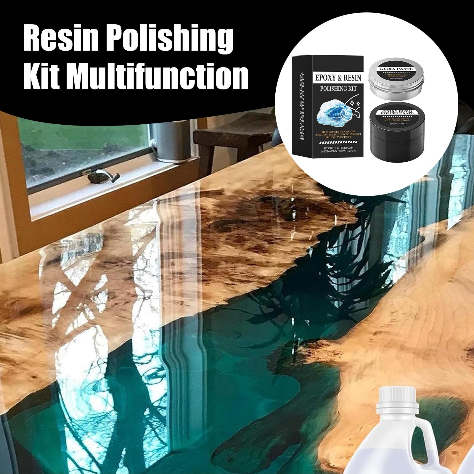 Epoxyhars polijstset - Romige  - Resin Art Set recensie en prijs