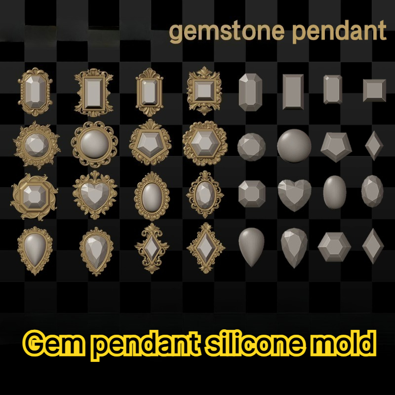 Edelsteen Hanger Siliconen Mal - Bezels Pendant Resin recensie en prijs