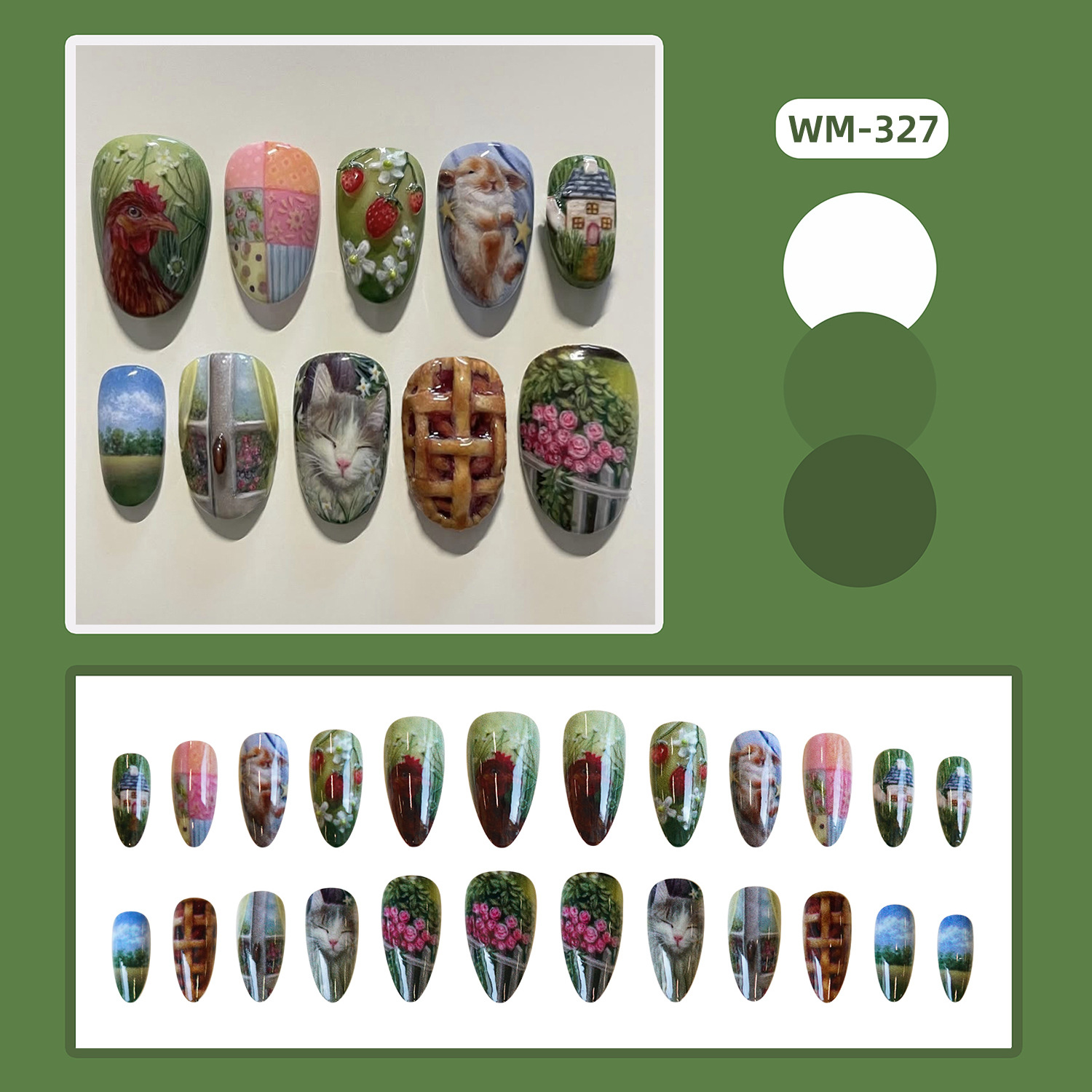 24 stuks pastorale stijl amand - Resin Art Flower recensie en prijs