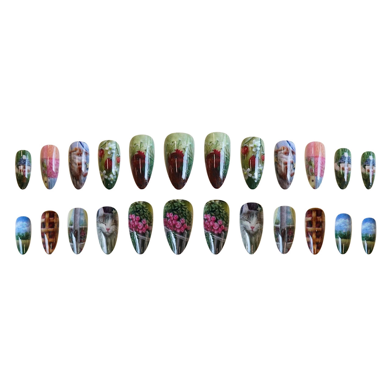 24 stuks pastorale stijl amand - Resin Art Flower recensie en prijs