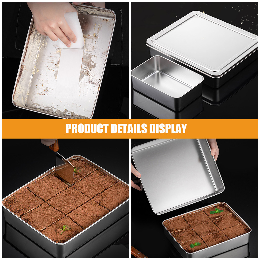 2 stuks rechthoekige roestvrij - Tray Mold Rectangle recensie en prijs