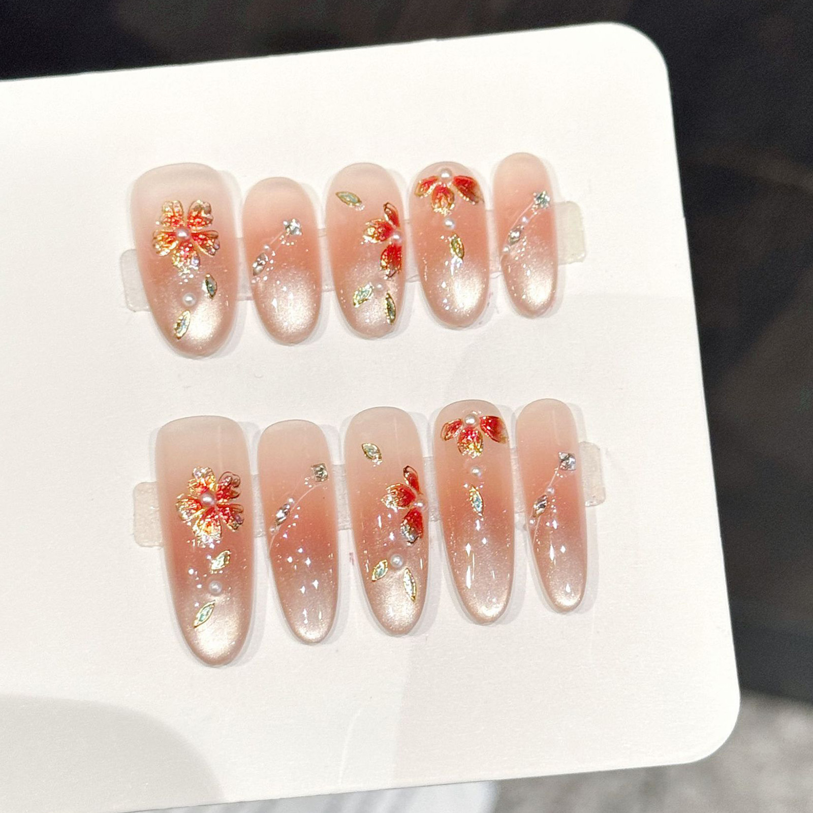 10 stuks handgemaakte nepnagel - Resin Art Flower recensie en prijs