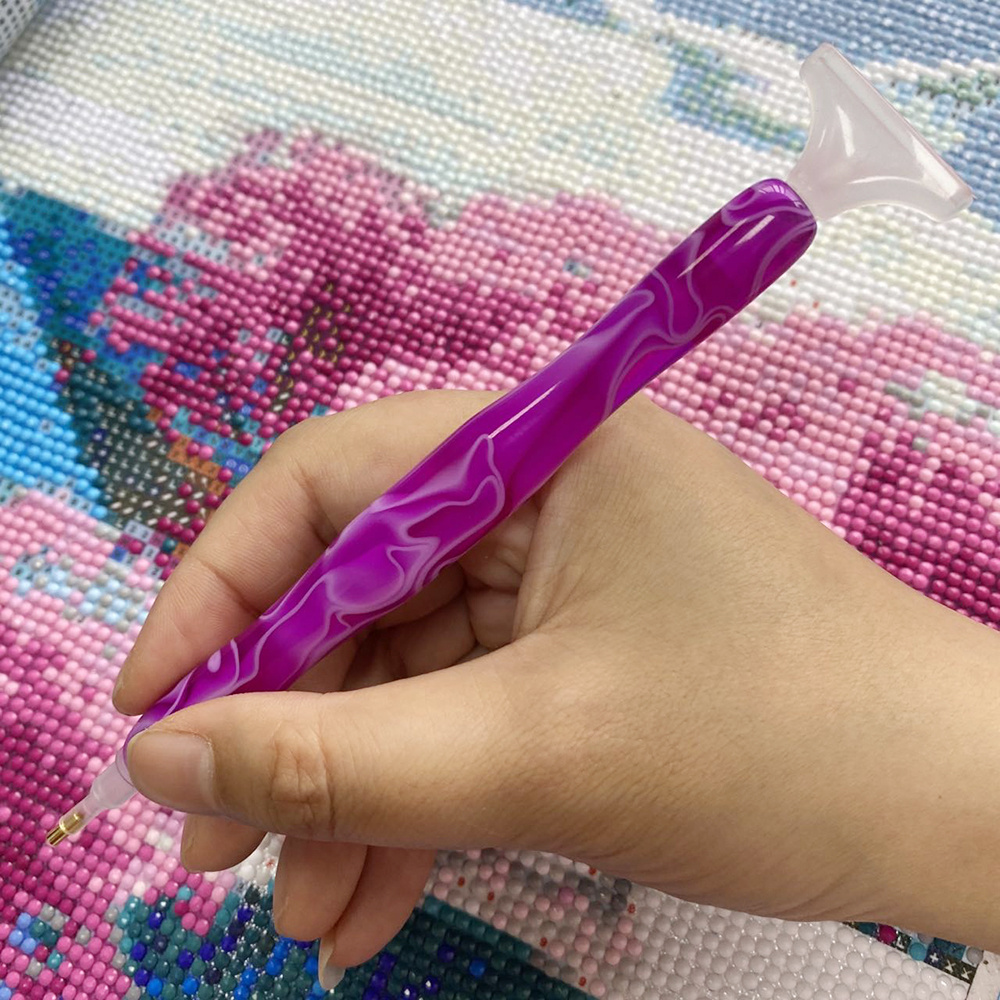 Kleurrijke harsdiamant schilde - Resin Art Set recensie en prijs